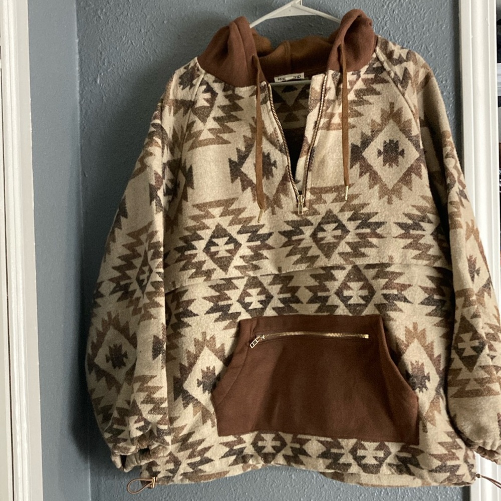 Women large western sweatshirt